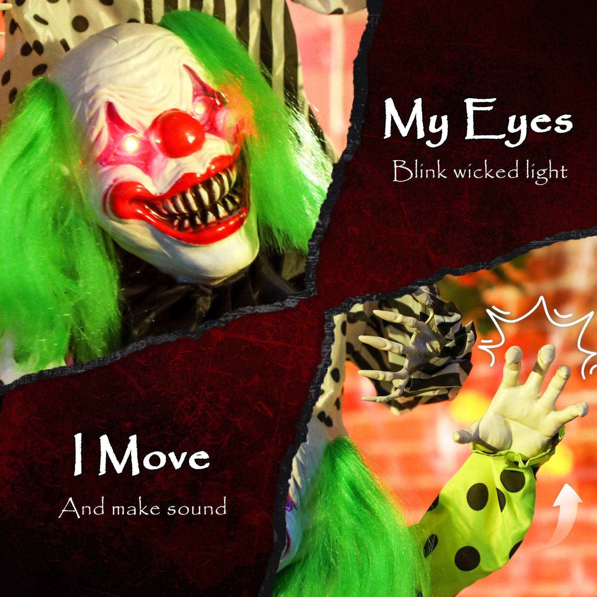 My Eyes  
Blink wicked light  

I Move  
And make sound