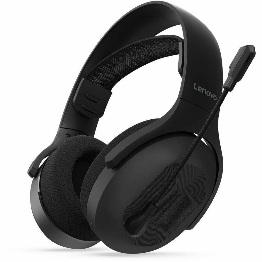 Alt View 7. Lenovo - Lenovo Legion H410 Wireless Gaming Headset - Stereo - Wireless - Bluetooth/RF - 39.4 ft - 32 Ohm - 20 Hz to 20 kHz - Black.