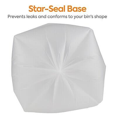 Star-Seal Base  
Prevents leaks and conforms to your bin's shape