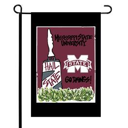 Magnolia Lane - Mississippi State Bulldogs 12" x 18" Double-Sided Garden Flag - Multicolor