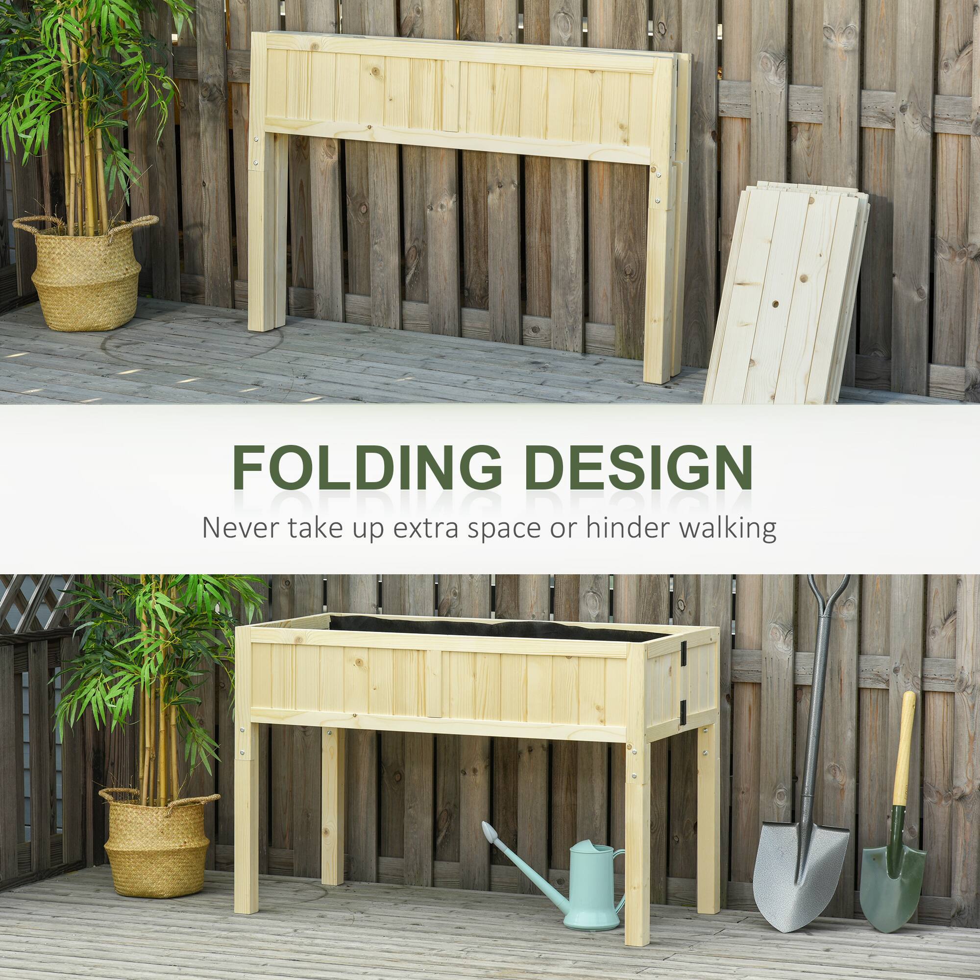 FOLDING DESIGN Never take up extra space or hinder walking