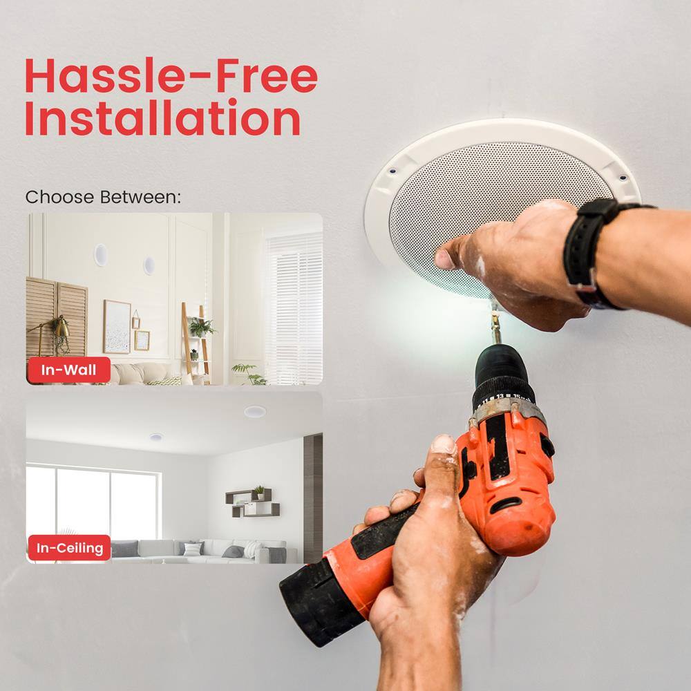 Hassle-Free Installation

Choose Between:

In-Wall

In-Ceiling