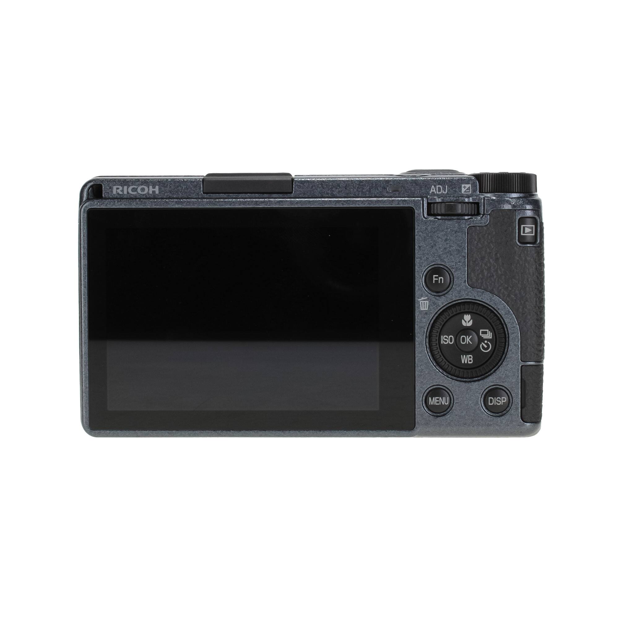 RICOH  
ADJ  
Fn  
ISO OK  
WB  
MENU  
DISP