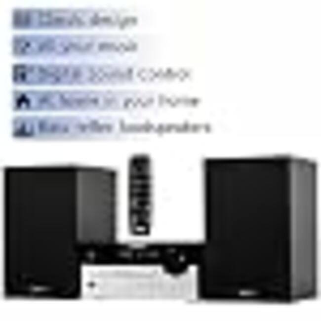 Philips Bluetooth Stereo System With CD Player, MP3, USB, Audio In
