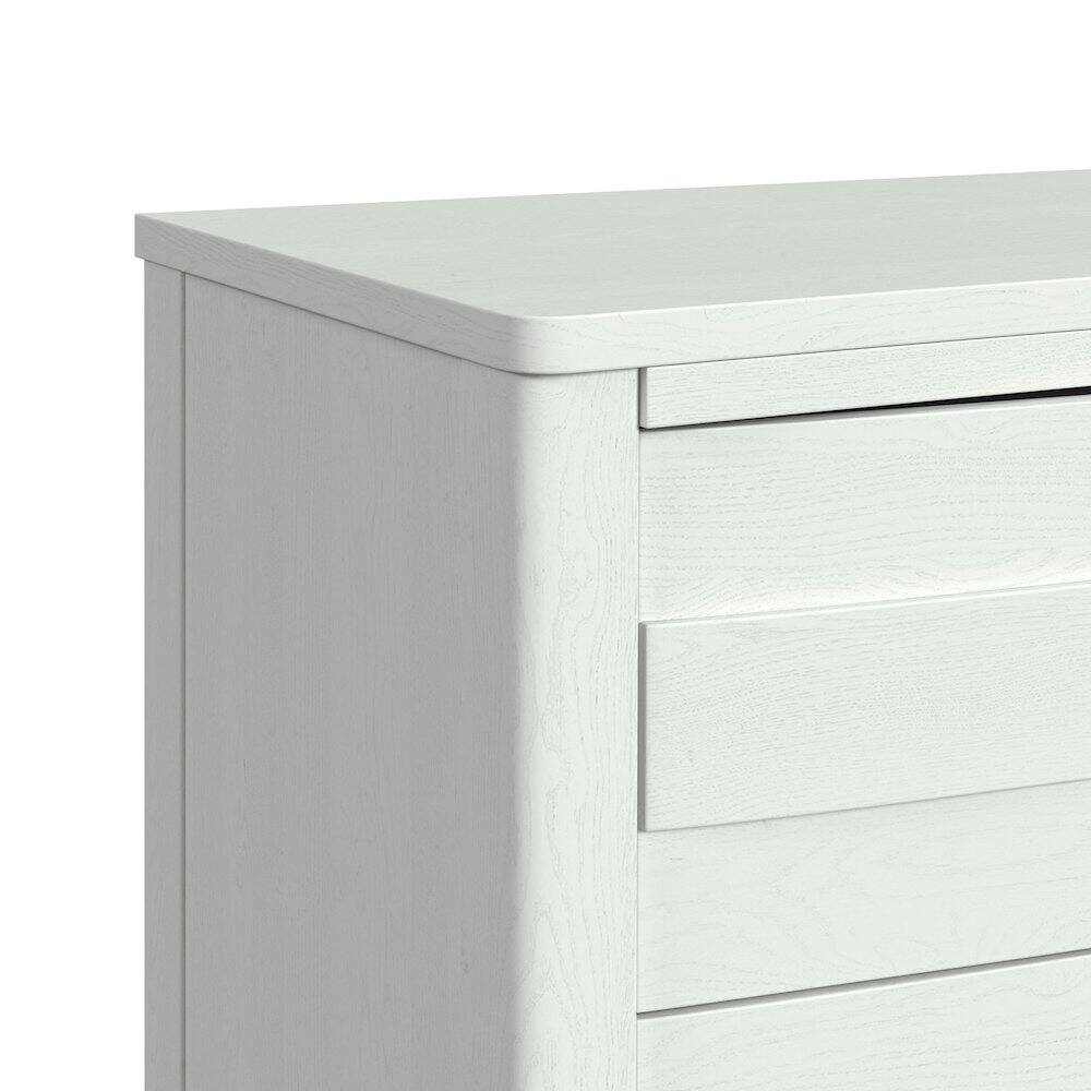 Alt View 6. Picket House Furnishings - Chett 2-Drawer Nightstand with USB in White - White.