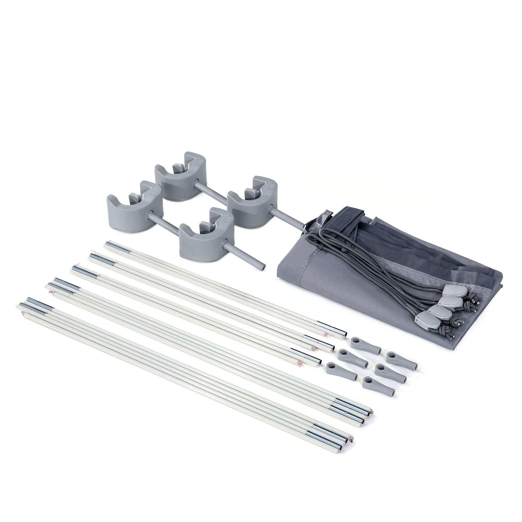 Alt View 13. Intex - Rectangular Ultra XTR Frame Swimming Pool w Canopy - Blue.