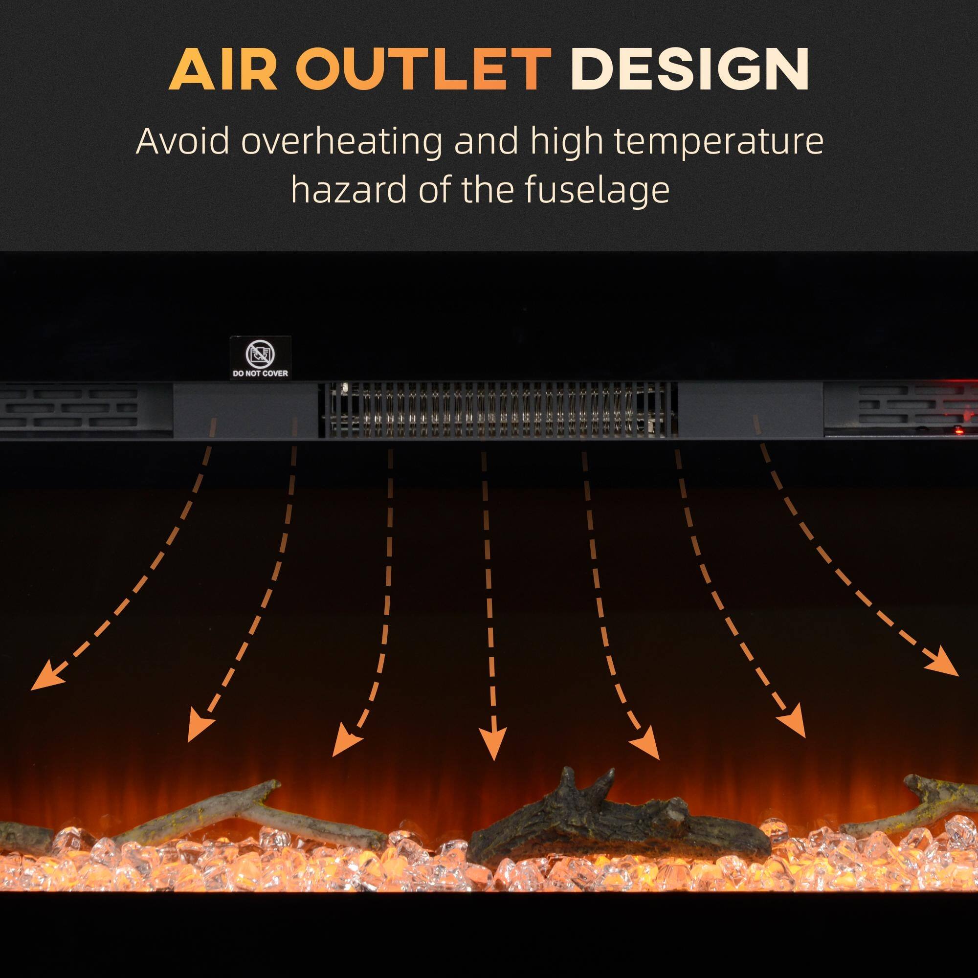 AIR OUTLET DESIGN

Avoid overheating and high temperature hazard of the fuselage