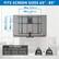 FITS SCREEN SIZES 65" - 85"
Max: 800mm
Min: 100mm
VESCA COMPATIBLE:
100 x 100 / 200x200 / 300x300 / 300x200 / 400x200 / 400x300 / 400x400 / 600x400 / 800x500
MIN LBS: 75
MAX LBS: 110