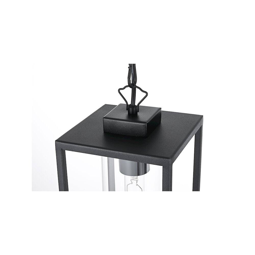Alt View 4. Elegant Lighting - Memphis 7 inch Outdoor Pendant in Black - Black.