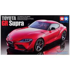 1/24 SPORTS CAR SERIES
TOYOTA GR Supra
*DETAILED STATIC DISPLAY MODEL
*INCLUDES METAL-PLATED PARTS & METAL TRANSFERS
*FEATURES A REALISTIC INTERIOR
TAMIYA
1/24 GR Supra
*READY TO ASSEMBLE PRECISION MODEL KIT
*DETAILED SCALE MODEL FOR HOBBYISTS AGE 14 AND ABOVE
*THIS IS NOT A TOY
*CEMENT AND PAINT NOT INCLUDED
*MODEL MAY VARY FROM IMAGE ON BOX