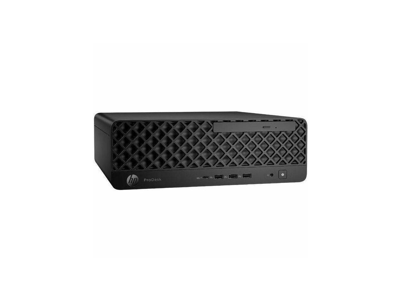 Alt View 8. HP - HP ProDesk 4 G1i - Intel Core Ultra 5 15th Gen - vPro - 16GB - 512GB SSD - Windows 11 Pro - Wi-Fi 6 - 280W BH9H0UT#ABA - Black.