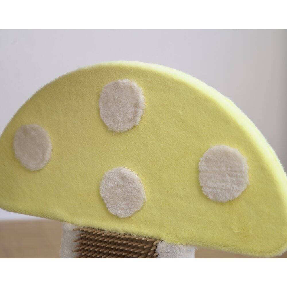 Alt View 2. PetPals - Apartment-Sized Magical Mushroom Cat Perch - 20"H, 2 Level, Medium, Moultrie - Green.