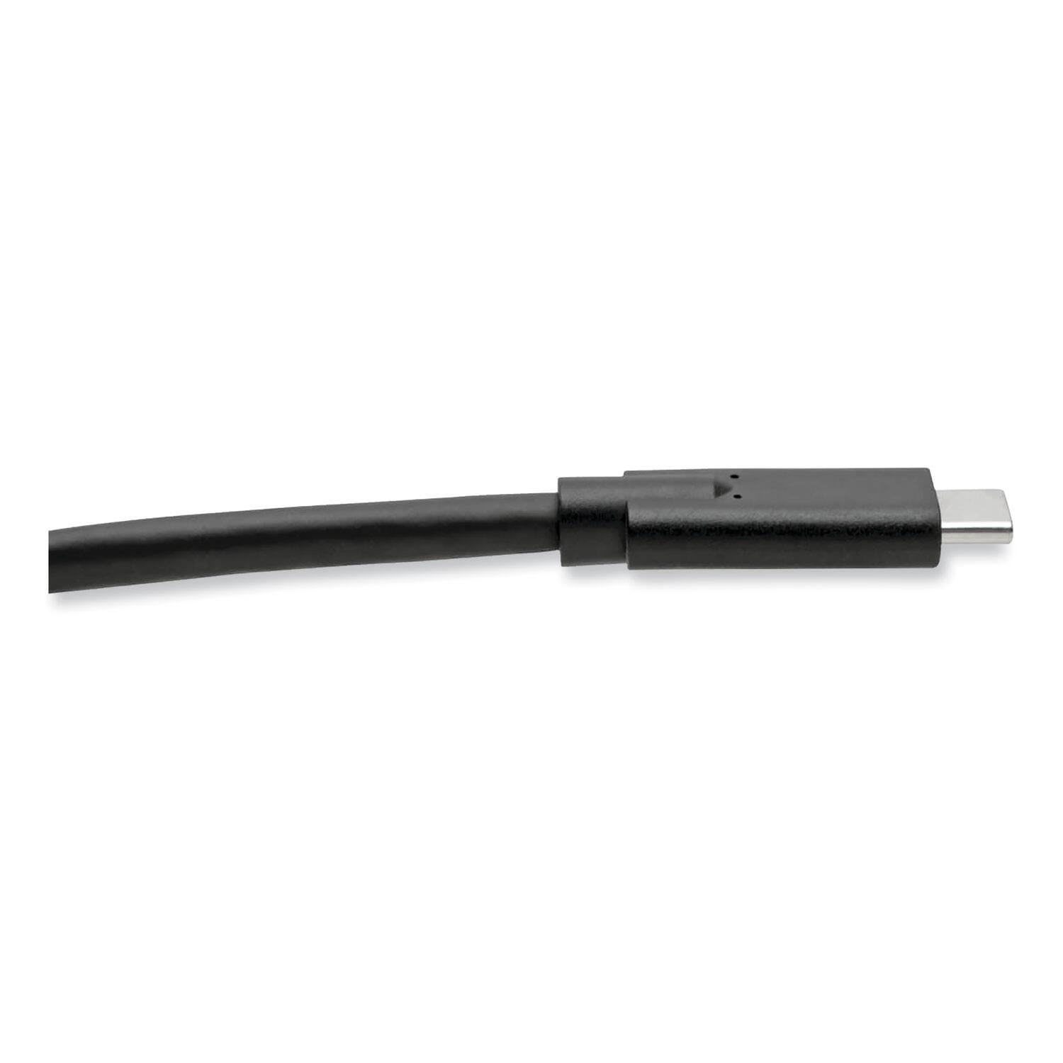 Alt View 4. Tripp Lite - Tripp Lite U420-006-5A 6 ft. USB Type-C (USB-C) to USB Type-C (M/M) 5 A USB 3.1 Gen 1 (5 Gbps) Cable - Black - Black.