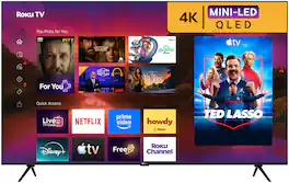 Roku - 65" Class Plus Series 4K QLED Mini-LED Smart RokuTV