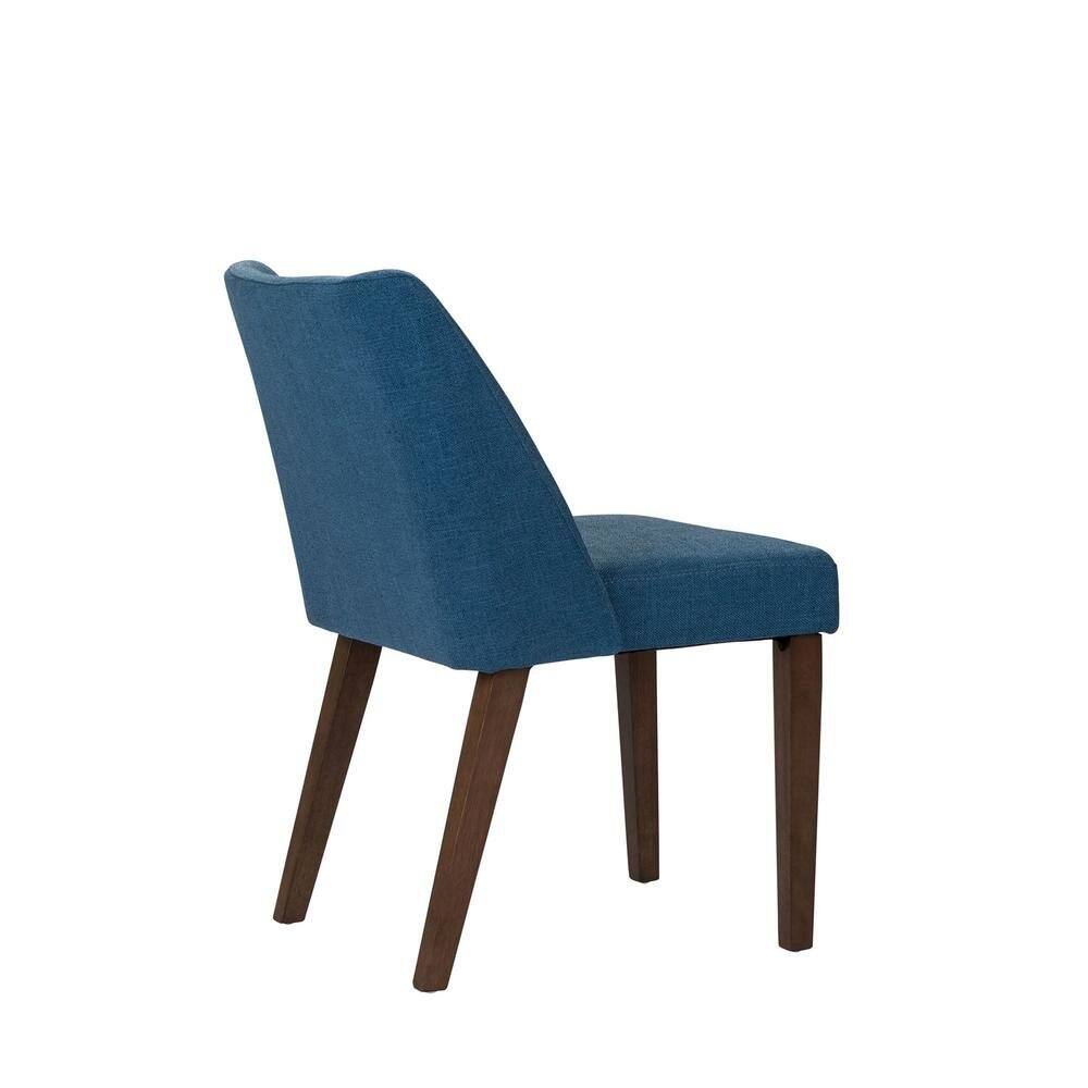 Left. Starlight Canyon Home - Wooden Side Chair in Brown, Solid Wood Dining Chair for Kitchen or Dining - Brown.