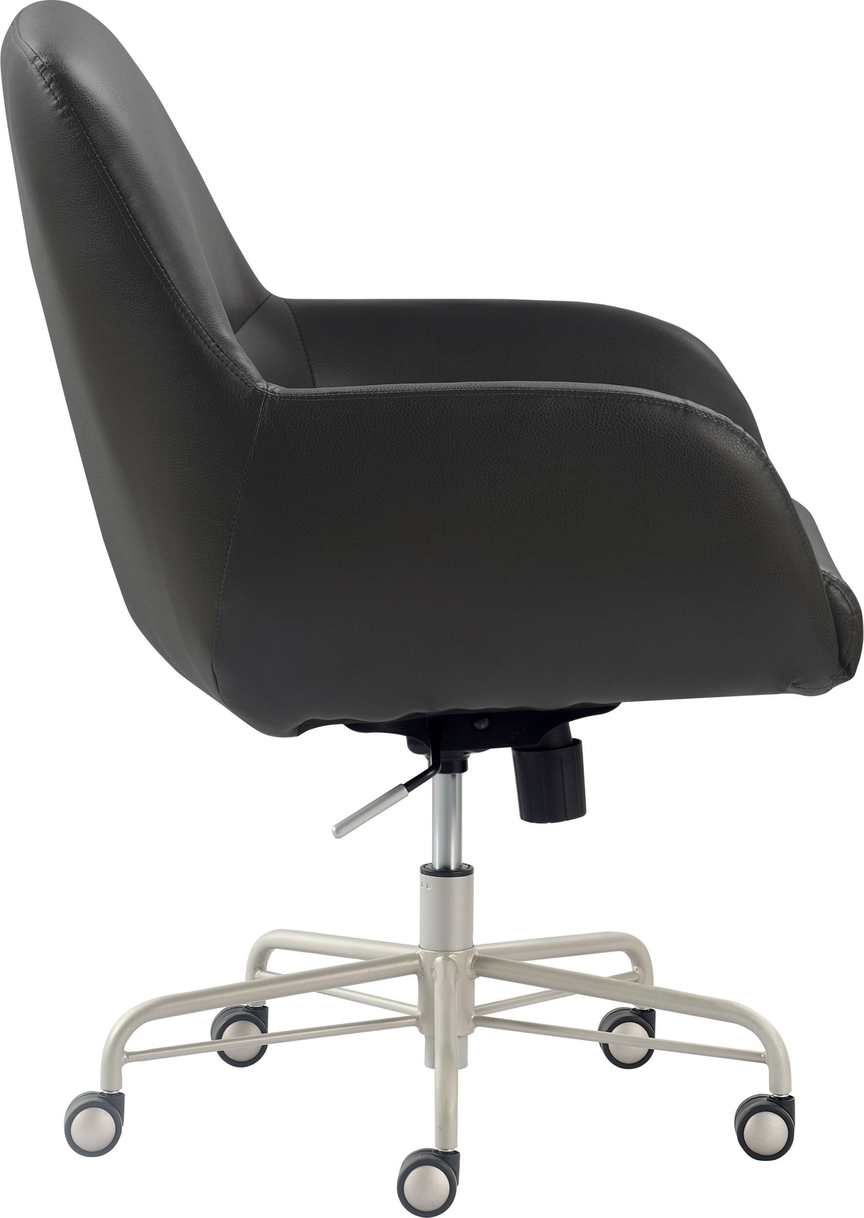 Alt View 15. Finch - Forester Modern Bonded Leather Office Chair - Gray/Charcoal.