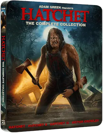 Front. Hatchet: The Complete Collection (Steelbook) - BLU-RAY.
