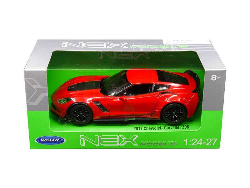 NEX  
2017 Chevrolet Corvette Z06  
1:24-27  
WELLY  
NEX MODELS  
8+