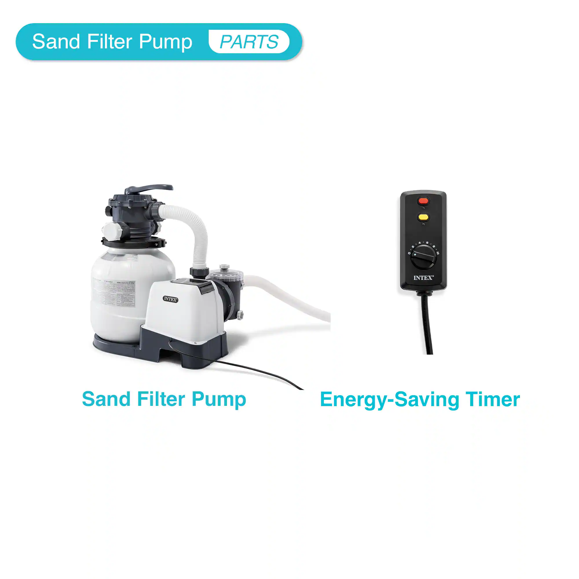 Sand Filter Pump  
PARTS  

Sand Filter Pump  
Energy-Saving Timer