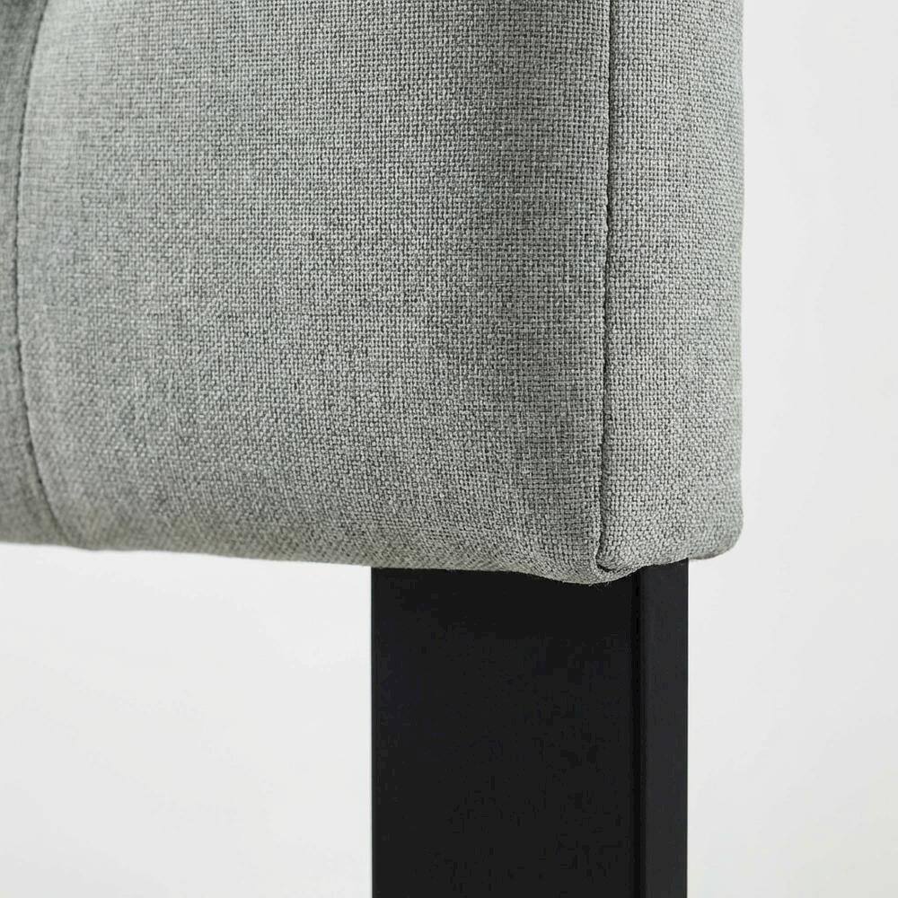 Alt View 1. FurniFact - Upholstered Fabric Queen Headboard with Padded Design and Durable Frame - Gray.