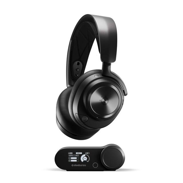 SteelSeries - Arctis Nova Pro Wireless Over-the-Ear Multi Gaming Headset for Xbox Series X|S, Xbox One - Black