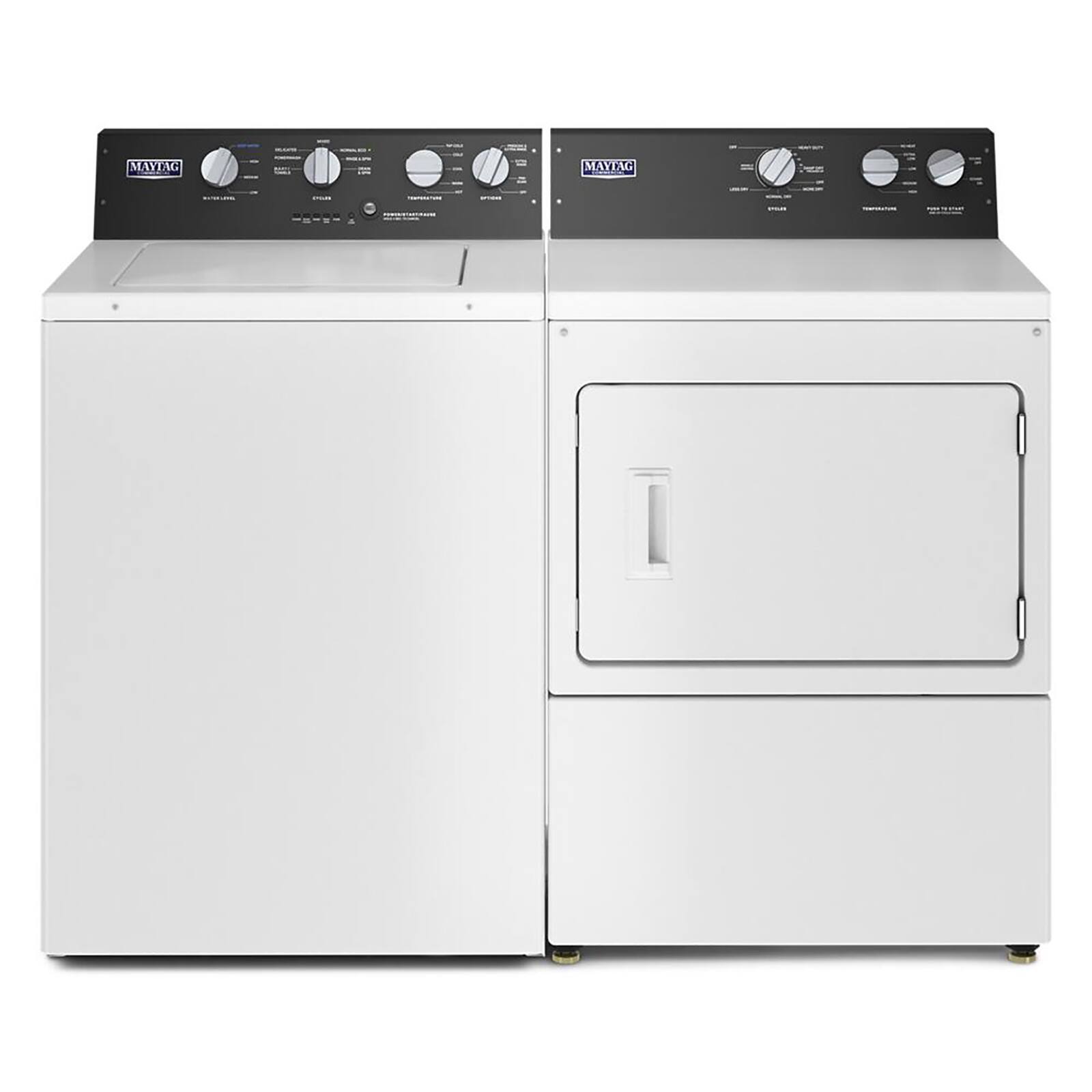 Alt View 14. Maytag - 3.5 Cu. Ft. High Efficiency Top Load Washer Commercial Grade with Dual Action Agitator - White.