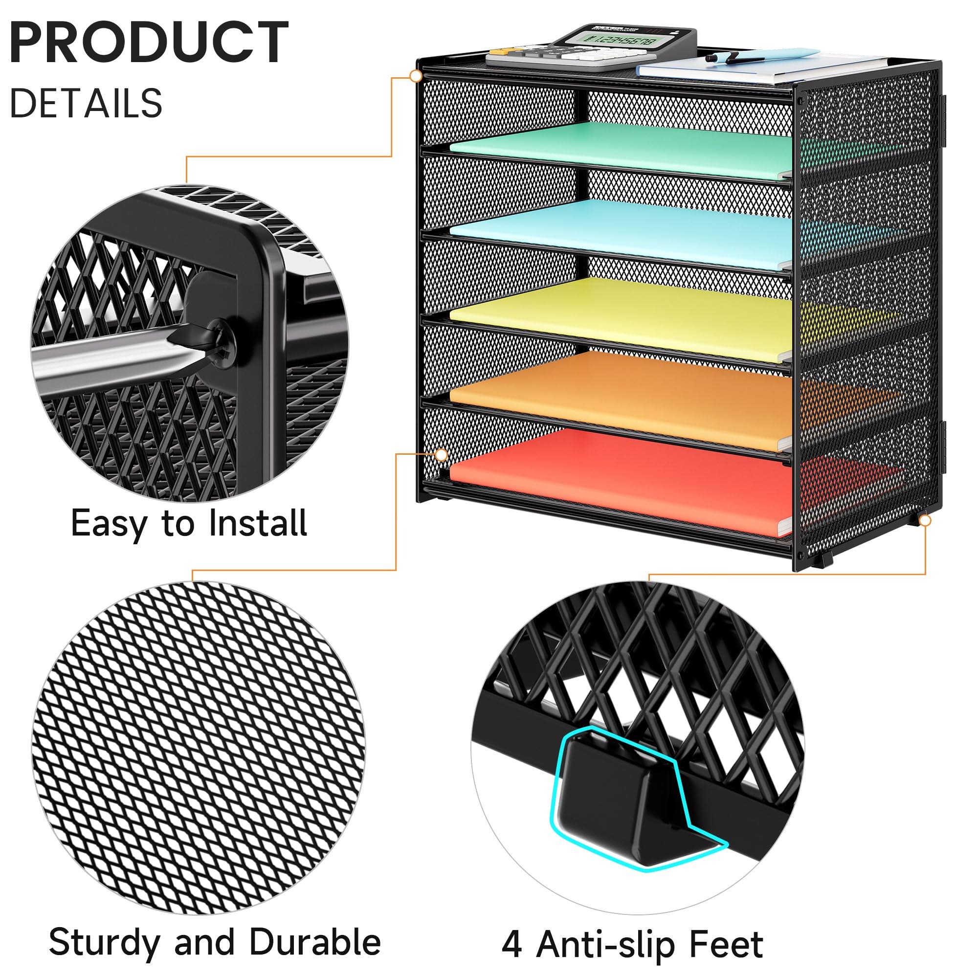 PRODUCT DETAILS

- Easy to Install
- Sturdy and Durable
- 4 Anti-slip Feet