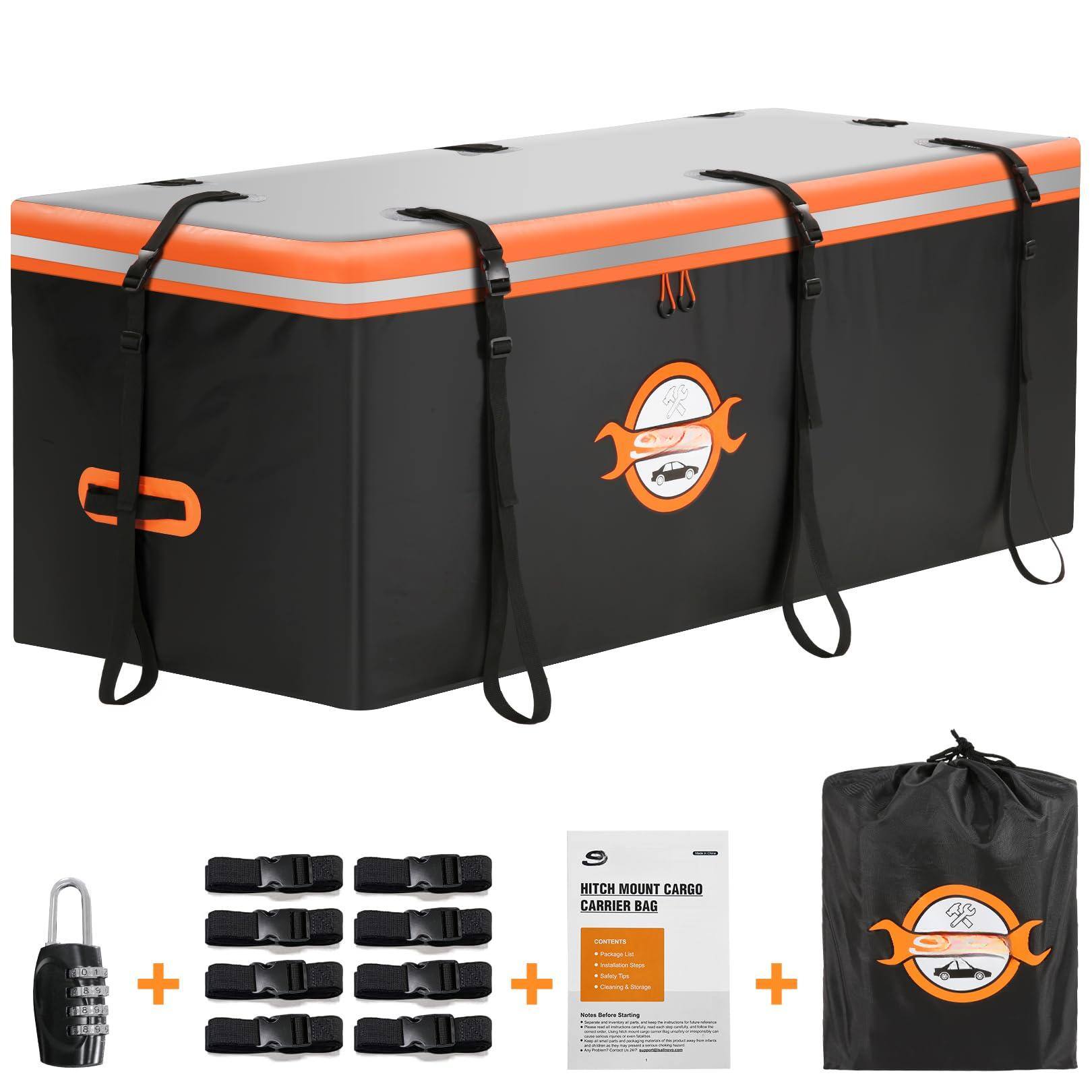 NICHOLAS KLEIN Hitch Cargo Carrier Soft Shell Bag Waterproof 20 Cubic ...