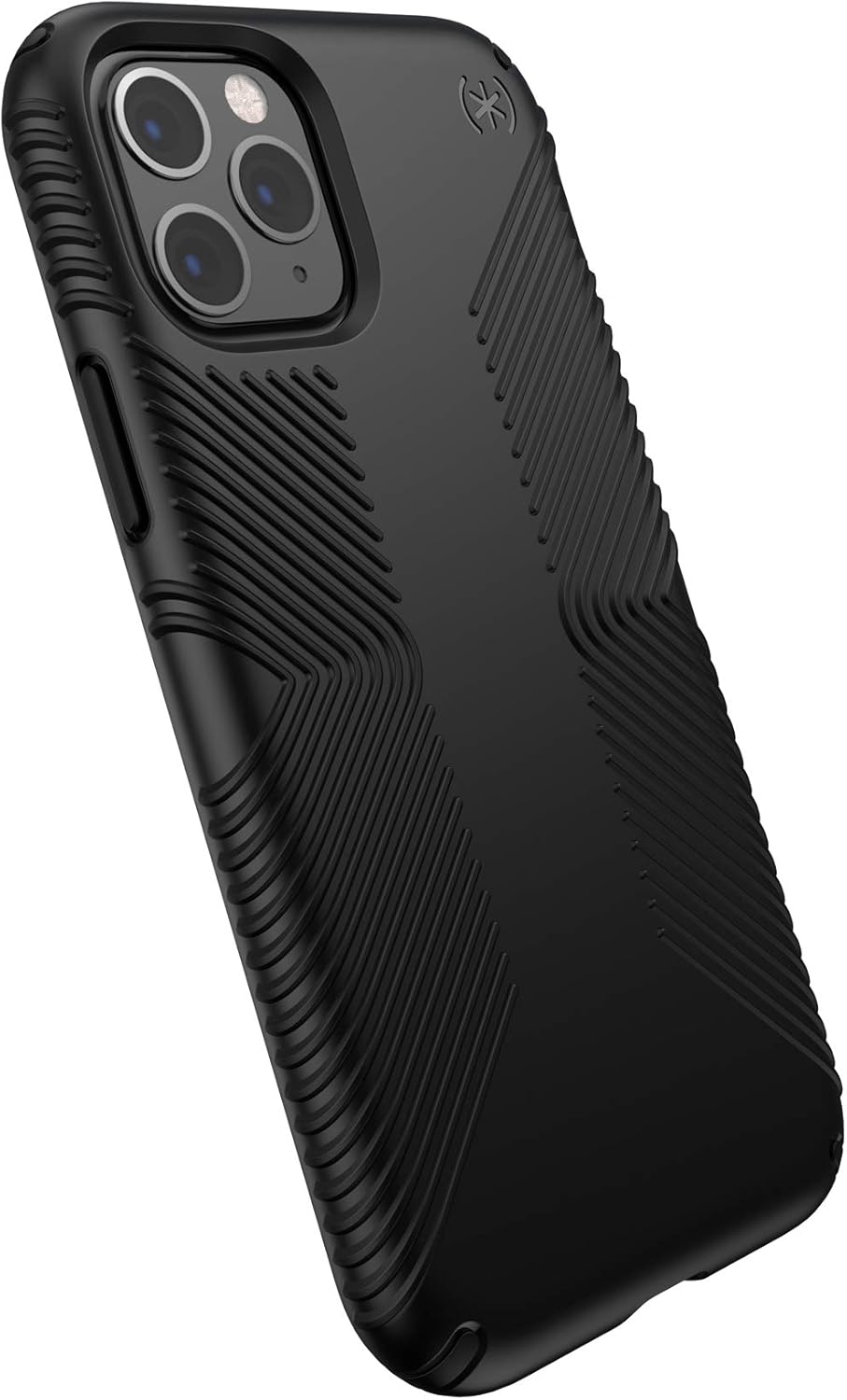 Angle. Speck - Speck - Presidio Grip Case For Apple iPhone 11 Pro - Black - Black.