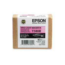 Epson - T580B00 UltraChrome K3 T580B00 Ink - Vivid Light Magenta