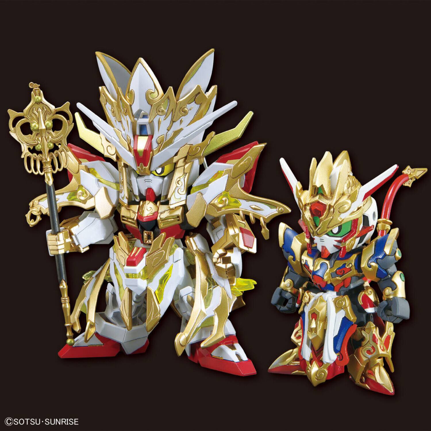 Alt View 1. Bandai - Bandai Hobby - #33 SDW Heroes Revival of the Heroes! Wukong Impulse Gundam CHILDHOOD ver. and - COLLECTIBLES - Multicolor.