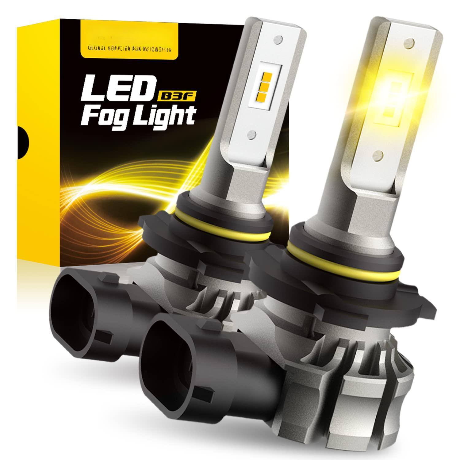 COTTAGE led fog light bulbs yellow brightness lights csp chips drl ...