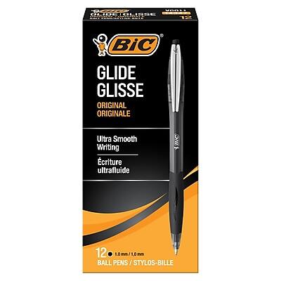 BIC GLIDE GLISSE  
ORIGINAL ORIGINALE  

Ultra Smooth Writing  
Ecriture ultrafluide  

12 BALL PENS / STYLOS-BILLE  
1.0 mm / 1.0 mm