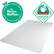 Front. Floortex - Floortex BioPlus Eco Friendly Carbon Neutral Chair Mat for Low / Medium Pile Carpets up to 1/2" thick - 35" x 47" - Clear.
