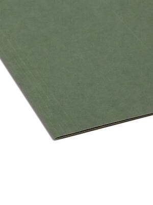 Alt View 3. Smead - Hanging File Folder, 5-Tab, Letter, Standard Green, 25/Box - Green.