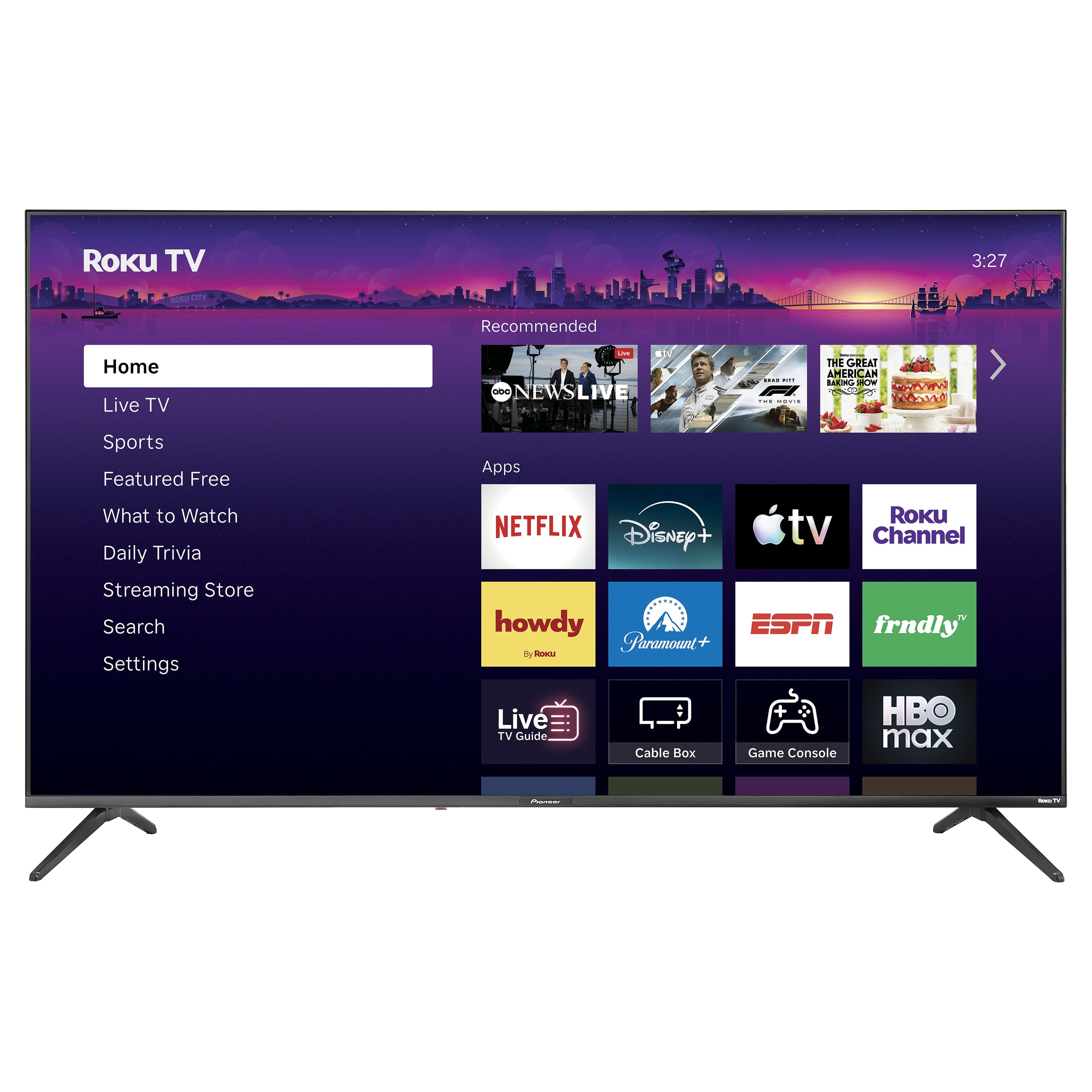 Pioneer - 70" Class LED 4K UHD Smart Roku TV