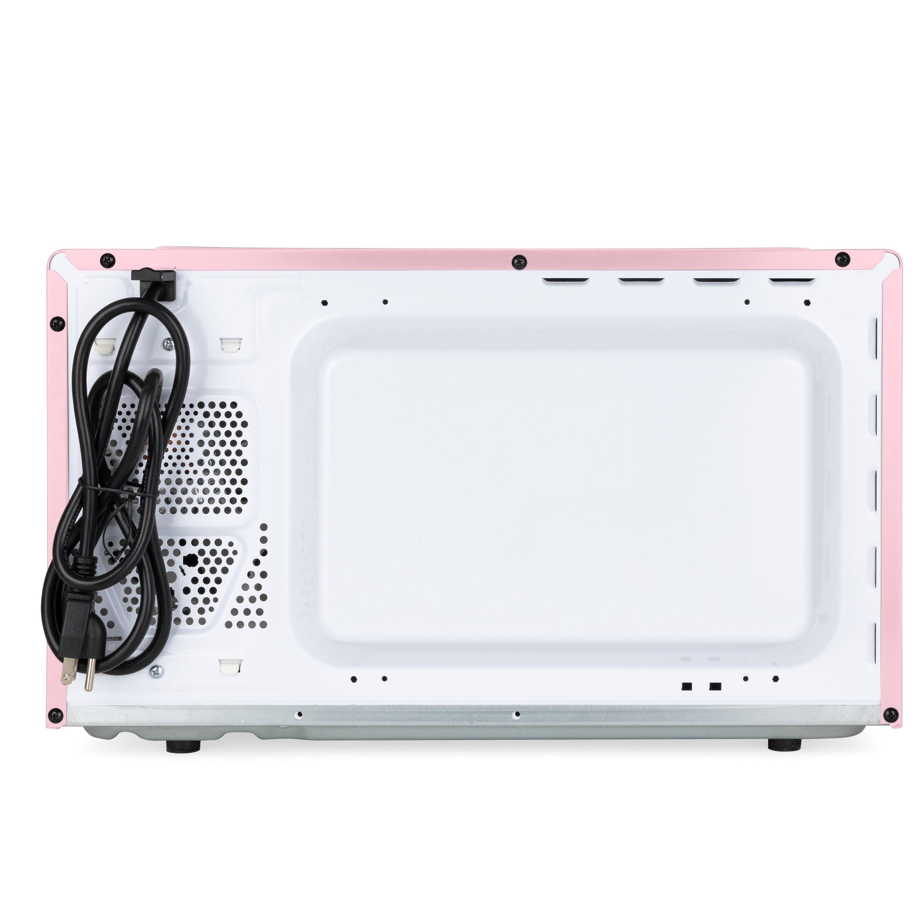 Alt View 5. Nostalgia - Retro 1.1  cu. ft. Countertop Microwave Oven -Pink - Pink.