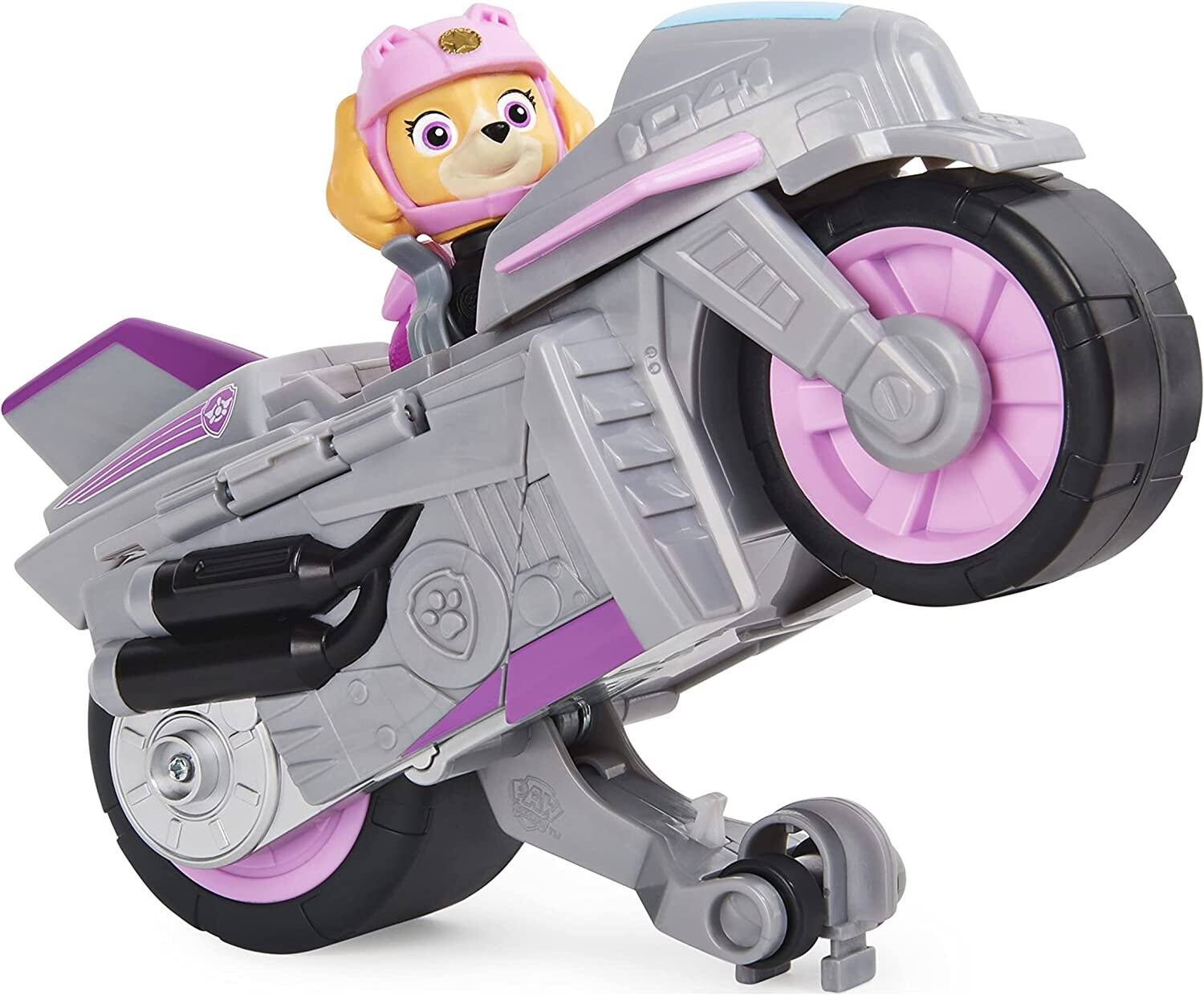 Alt View 1. Paw Patrol - PAW Patrol Moto Pups Skye Deluxe Pull-Back Motorcycle with Figure, Ages 3+ - Multicolor.