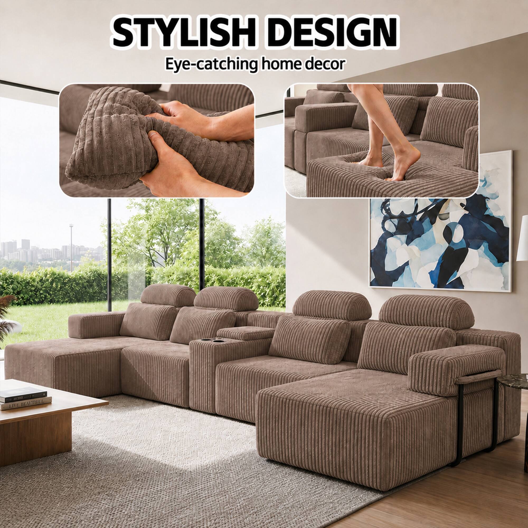 STYLISH DESIGN  
Eye-catching home decor