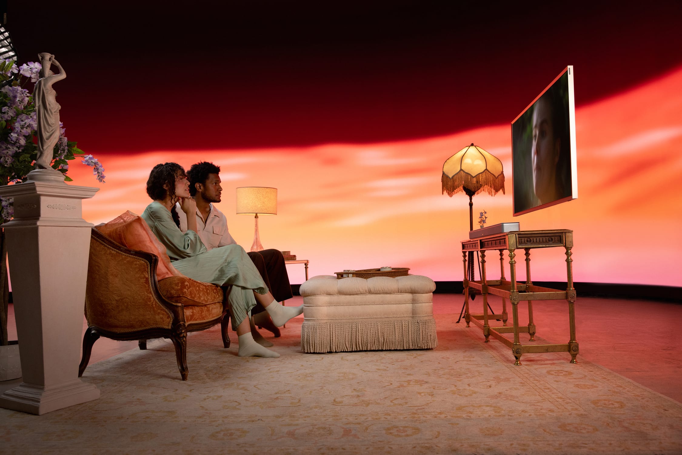 Alt View 19. Bose - Smart Ultra Soundbar with Dolby Atmos and Voice Assistant - Arctic White.