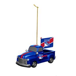 Evergreen Enterprises - New York Rangers 3" Rally Truck Two-Piece Ornament Set - Multicolor