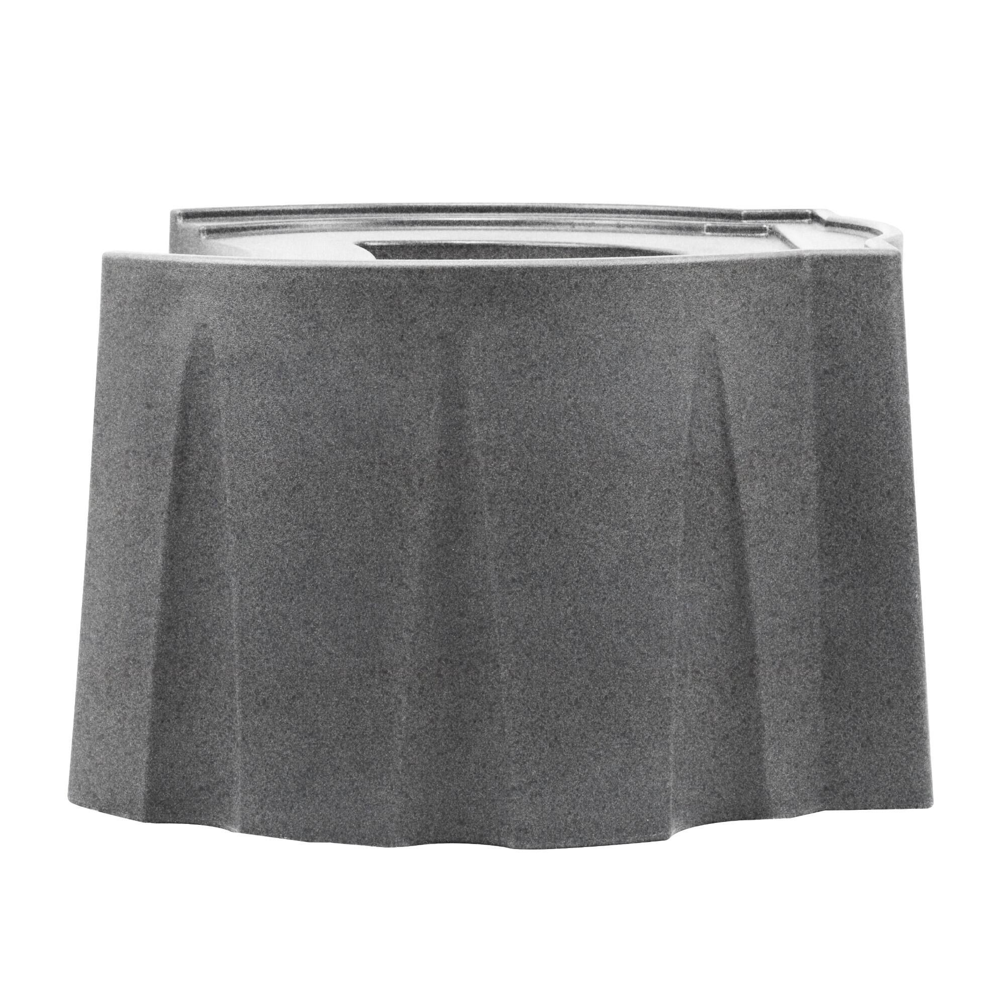 Alt View 1. Good Ideas - Good Ideas Rain Wizard Rain Barrel Stand, Adds Room for Buckets, Light Granite.