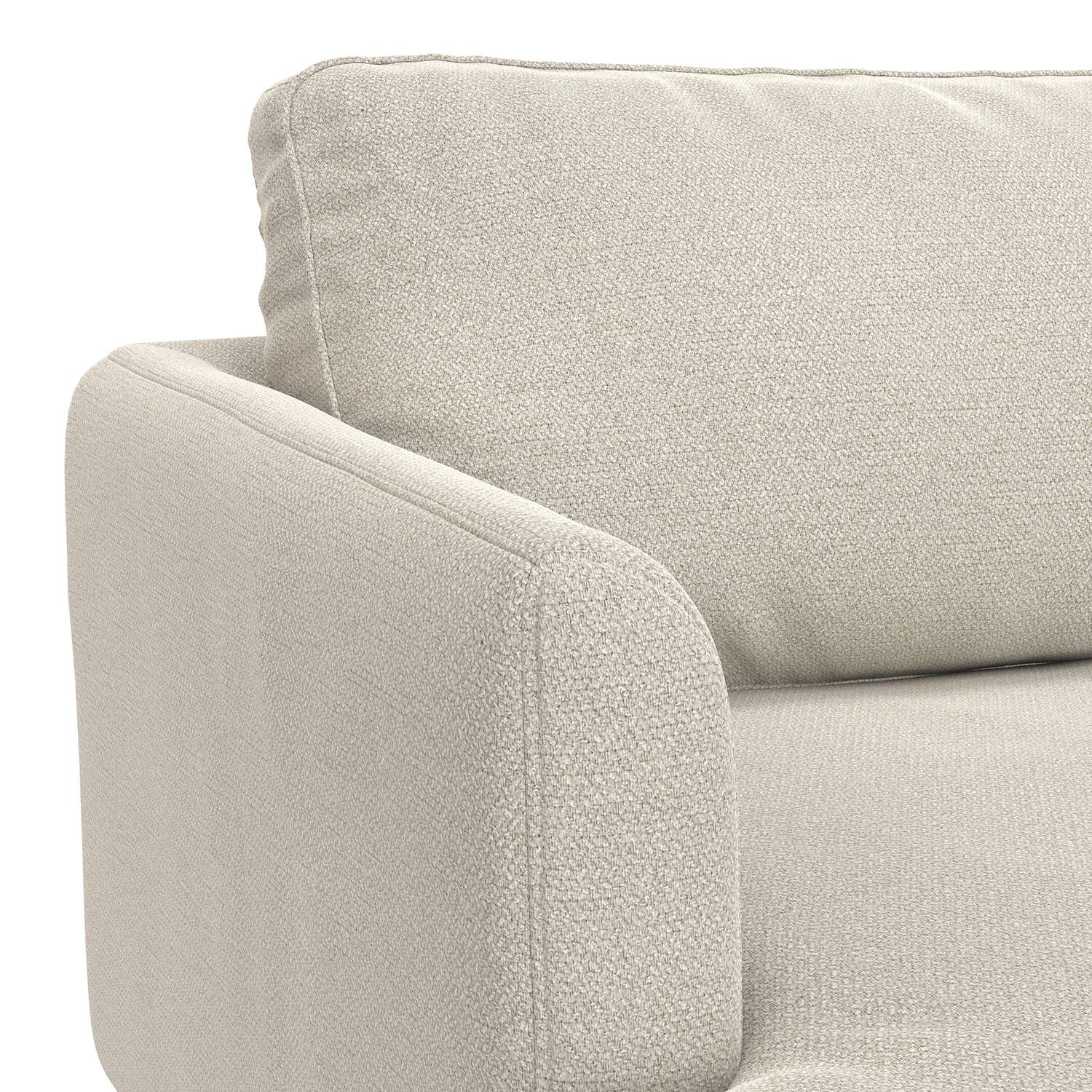 Alt View 1. Simpli Home - Livingston 76 inch Wide Mid-Century Modern Loveseat Sofa in Cream White Woven-Blend Fabric - Cream White.