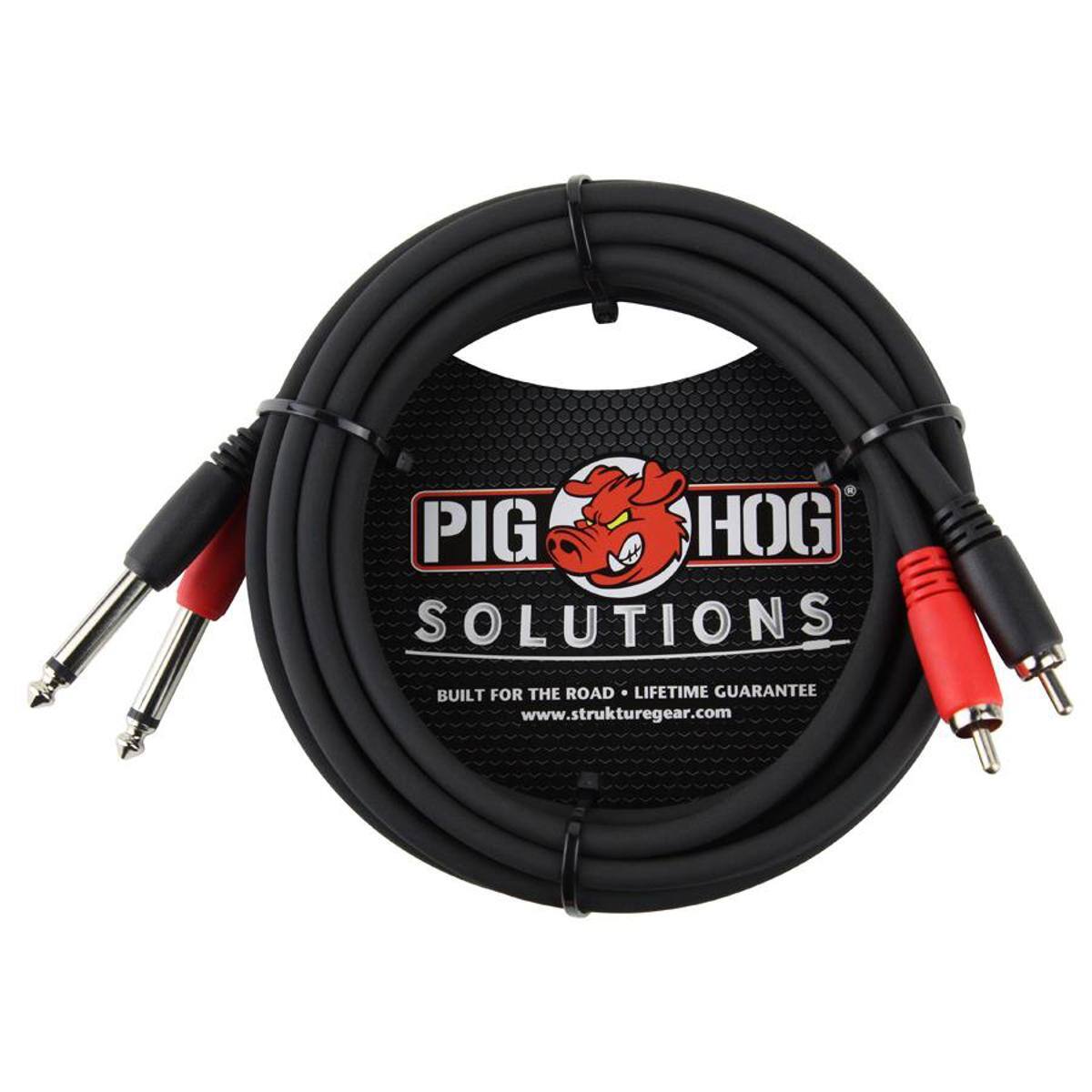 Pig Hog 10' RCA Male to 1/4