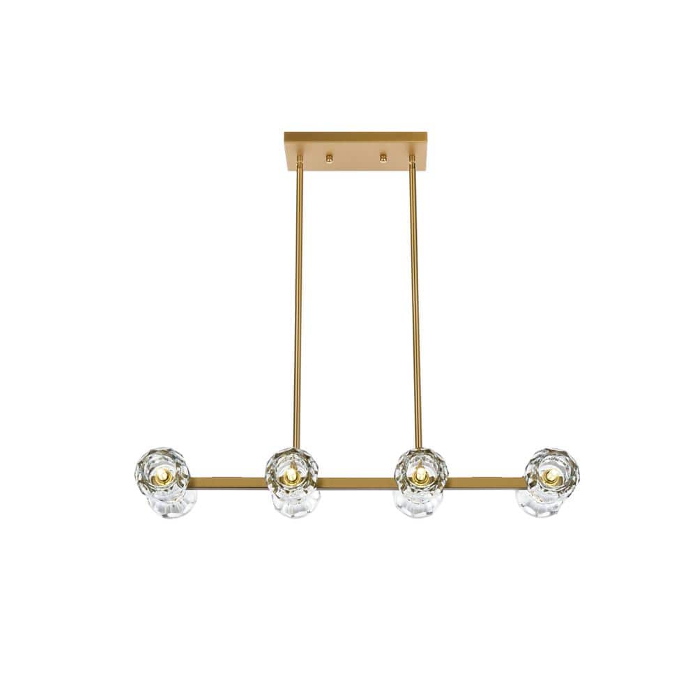 Elegant Lighting - Eren 31 inch Pendant Light - Satin Gold price history on PriceWatchPro