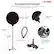 5 CORE FLEXIBLE POSITIONING
Gooseneck pop filter lets you position it just right, ensuring the best sound quality every time.
- 5.31in / 13.5cm
- 5.91in / 15cm
- Lightweight Design
- 22.44in / 57cm
- 14.76in / 37.5cm
- Bending Freely
- Electrophoretic Space Metal Material
- Clamp