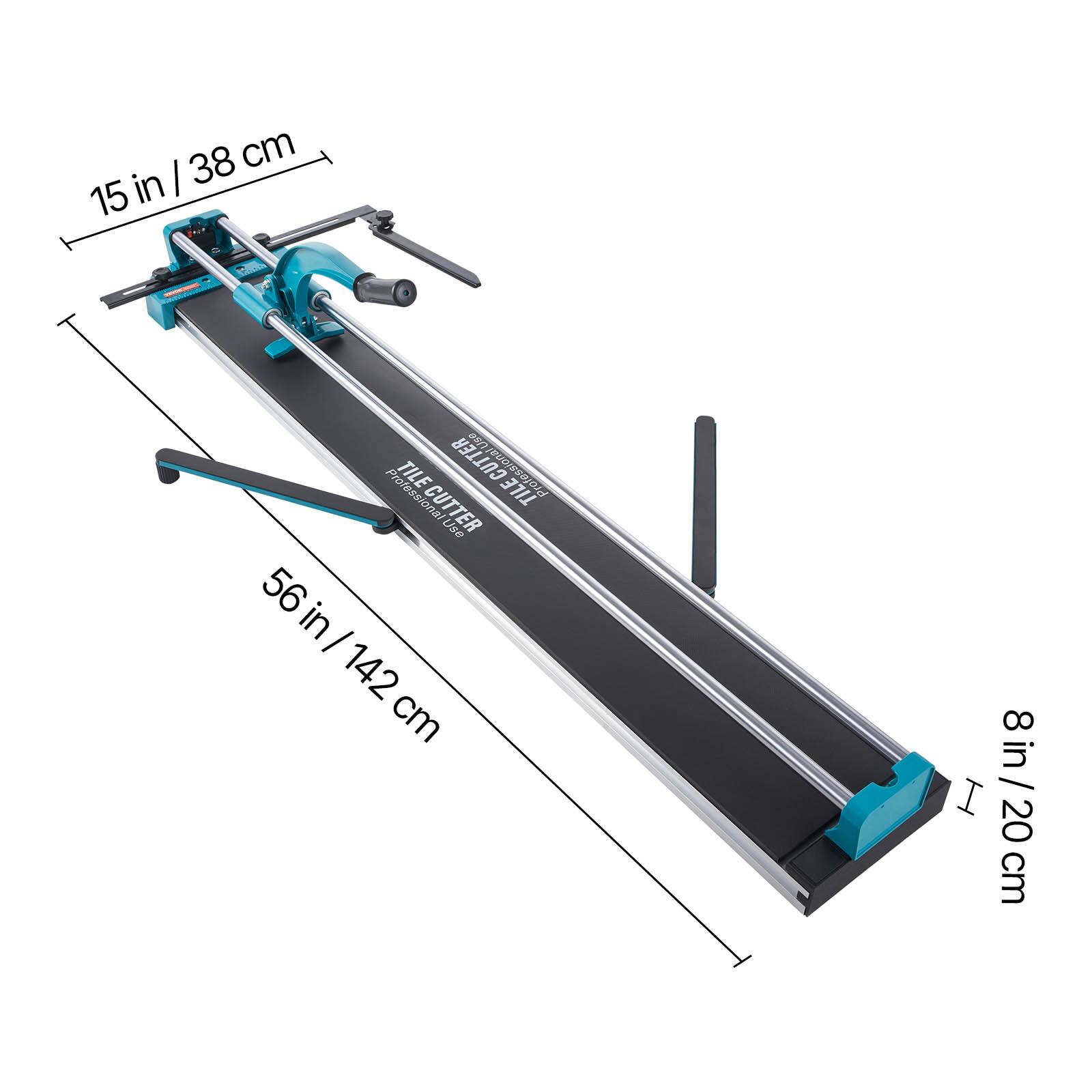 38 cm in I 15 TVES TILE CUTTER n Professional CUTTER TILE o Use 56 in / 142 cm 8 in/ 20cm 20 cm