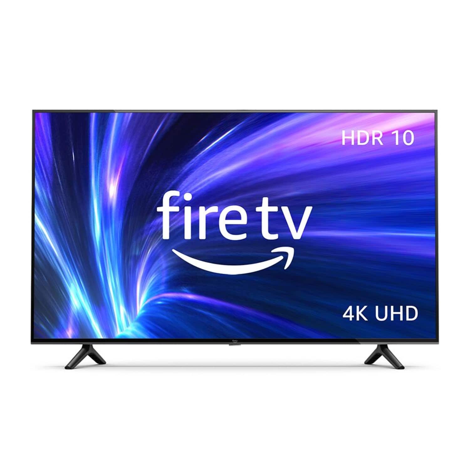Front. Amazon - 50" Class 4-Series 4K UHD Smart Fire TV - Black.