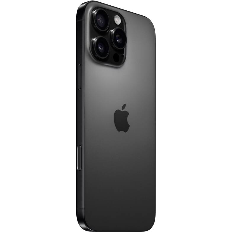Angle. Apple - iPhone 16 Pro Max 256GB 6.9" 5G Fully Unlocked, Titanium - Black.