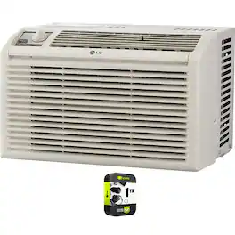LG - 5,000 BTU 115-Volt Window Air Conditioner LW5016 in White
